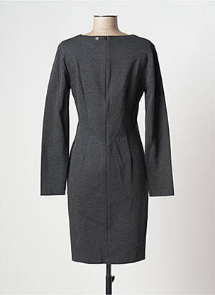 Robe mi-longue manches longues manches longues gris ELLEI femme