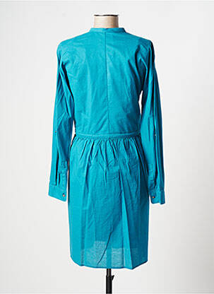 Robe mi-longue manches longues manches longues bleu COMPTOIR DES COTONNIERS femme