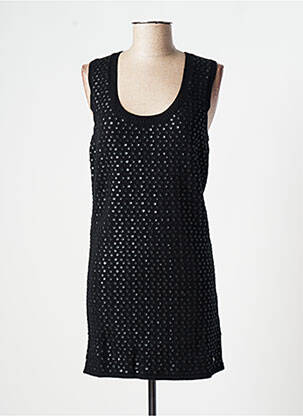 Robe courte sans manche sans manche noir LOLLIPOPS femme