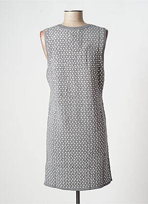 Robe courte sans manche sans manche gris LOLLIPOPS femme