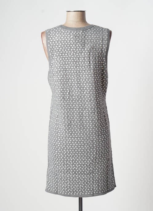 Robe courte gris LOLLIPOPS pour femme