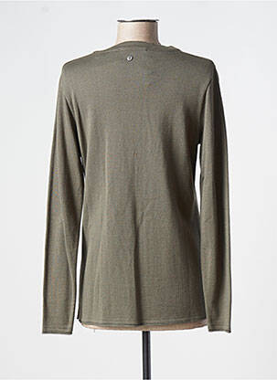 Gilet manches longues stretch vert FRED SABATIER femme