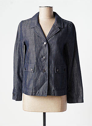 Veste en jean coupe cintrée bleu COMPTOIR DES COTONNIERS femme