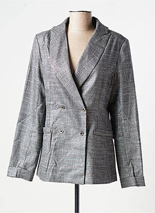 Blazer poches gris ROSE MON AMOUR femme