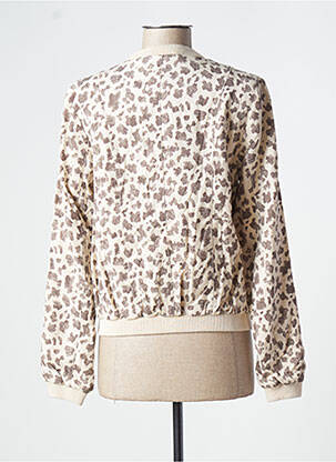 Blouson finition bords-côtes beige TOMMY HILFIGER femme