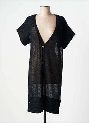 Gilet manches courtes noir LOLLIPOPS pour femme