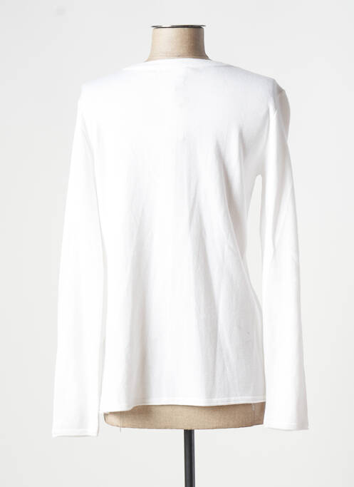 Gilet manches longues blanc FRED SABATIER pour femme