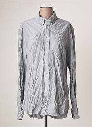 Chemisier poches poitrine manches longues gris ARTISAN DE LUXE femme