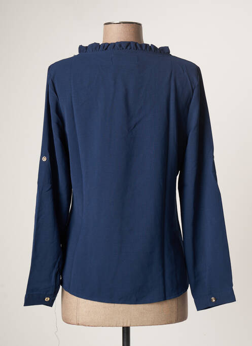 Blouse bleu ROSE MON AMOUR pour femme