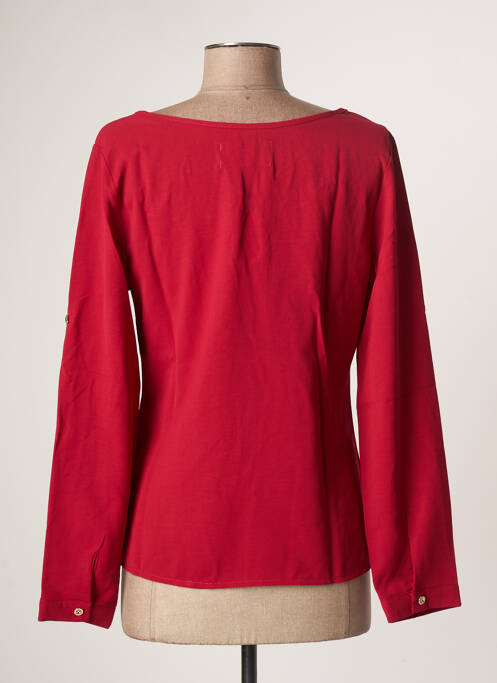 Blouse rouge ROSE MON AMOUR pour femme