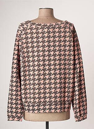 Sweat-shirt stretch manches longues rose ROSE femme