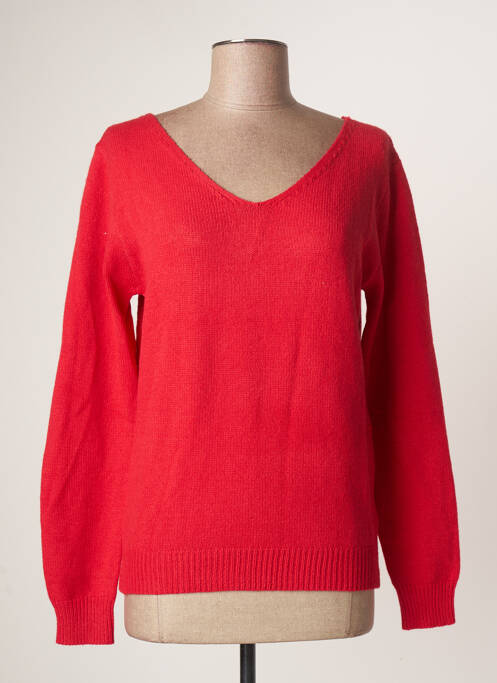 Pull rouge ROSE pour femme