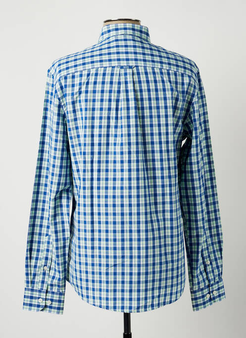 Chemise manches longues poches poitrine vert IZOD homme