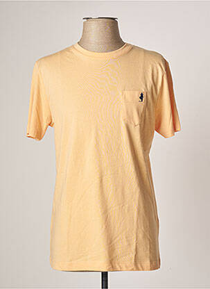 T-shirt coupe droite manches courtes orange MCS femme