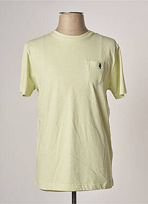 T-shirt coupe droite manches courtes vert MCS femme