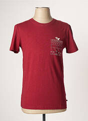 T-shirt rouge BONOBO JEANS pour homme seconde vue