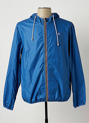 Coupe-vent bleu SERGE BLANCO pour homme
