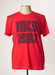 T-shirt rouge MCS pour homme seconde vue