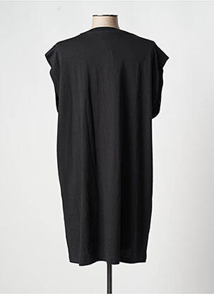 Robe mi-longue manches courtes manches courtes noir TOMMY HILFIGER femme