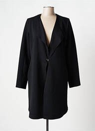 Veste casual coupe droite noir FRED SABATIER femme