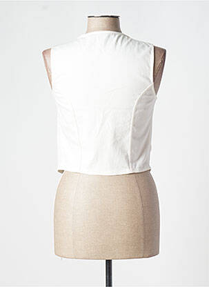 Veste casual col rond beige TOMMY HILFIGER femme