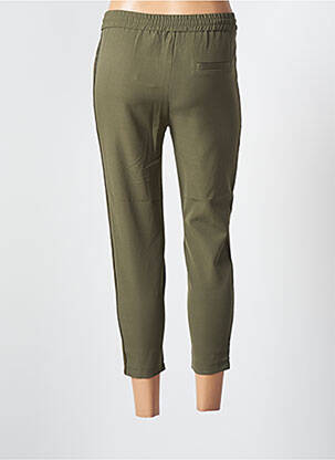 Pantalon 7/8 taille élastique taille normale vert ROSE femme