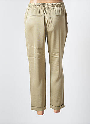 Pantalon 7/8 stretch taille normale vert ROSE femme
