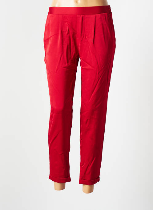 Pantalon 7/8 rouge ROSE pour femme
