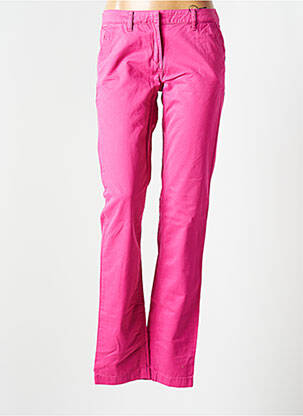 Pantalon chino taille basse taille basse rose TOMMY HILFIGER femme