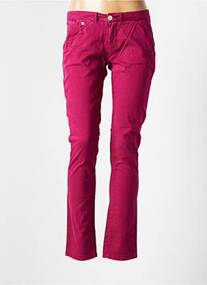 Pantalon chino poches taille basse violet TOMMY HILFIGER homme