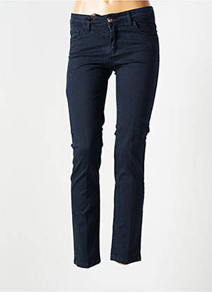 Pantalon slim taille basse taille basse bleu ELLEI femme
