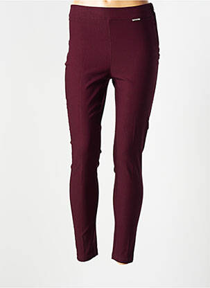 Pantalon slim stretch taille normale violet ELLEI femme