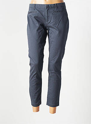Pantalon 7/8 fermeture zippée sous rabat avec crochet taille normale gris TOMMY HILFIGER femme