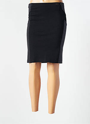 Jupe mi-longue stretch noir FRED SABATIER femme