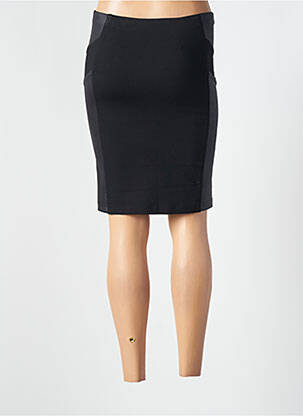 Jupe mi-longue stretch noir FRED SABATIER femme