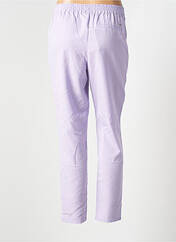 Pantalon droit violet TOMMY HILFIGER pour femme seconde vue