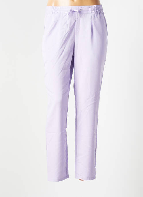 Pantalon droit violet TOMMY HILFIGER pour femme