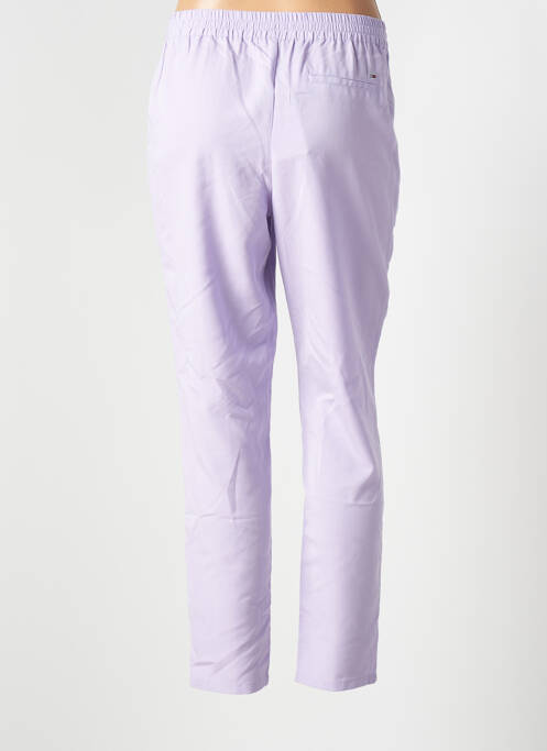 Pantalon droit violet TOMMY HILFIGER pour femme