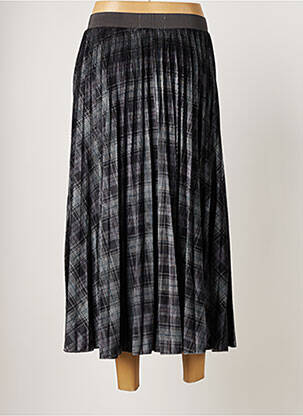 Jupe longue taille haute gris ROSE femme