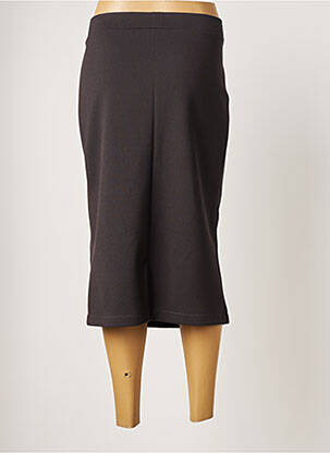 Jupe mi-longue taille haute gris FRED SABATIER femme