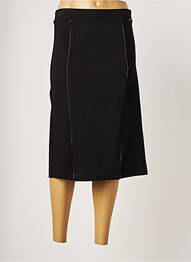 Jupe mi-longue stretch noir FRED SABATIER femme