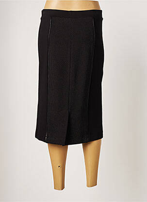 Jupe mi-longue stretch noir FRED SABATIER femme