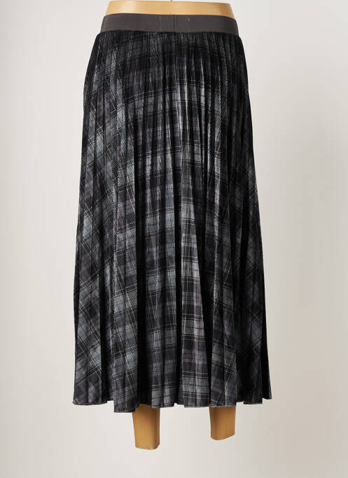 Jupe longue taille haute gris ROSE femme