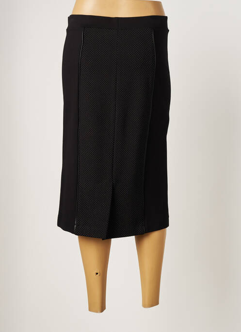 Jupe mi-longue noir FRED SABATIER pour femme