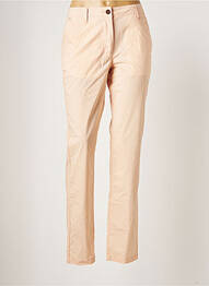 Pantalon chino tissage popeline taille normale beige AIGLE femme