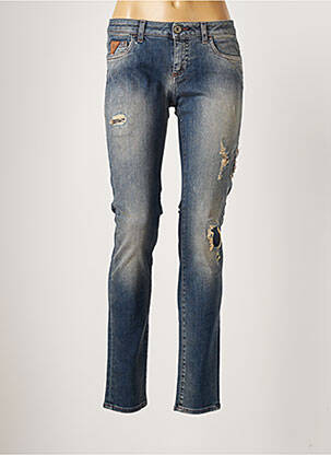 Jeans coupe slim slim taille normale bleu TRUSSARDI JEANS femme