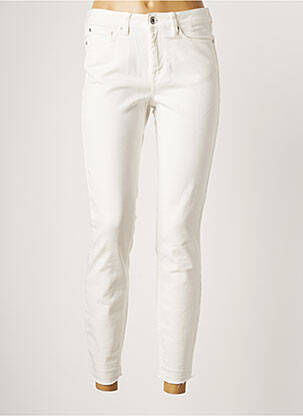 Pantalon slim skinny blanc TOM TAILOR femme
