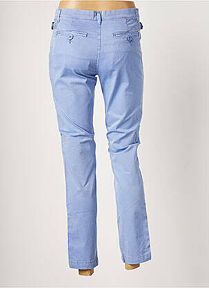 Pantalon chino fermeture zippée sous rabat boutonné taille normale bleu STAR CLIPPERS femme