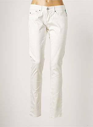 Jeans coupe droite blanc PEPE JEANS pour femme