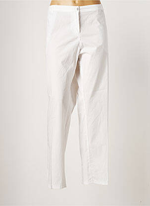 Pantalon chino blanc ELENA MIRO pour femme